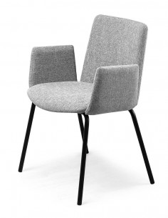 Cadeira moderna de tecido para escritório e contract sde166001