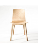 Design chair Lottus WOOD by Enea for contract and office spo227006