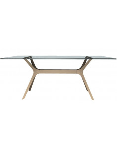 Design tavolo con vetro o fenoliche mho1032051 piedi la sabbia di vetro