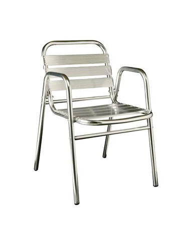 La cadira d'hostaleria apilable alumini sho1032005