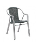 Sedia, ospitalità impilabile in alluminio sho1032007