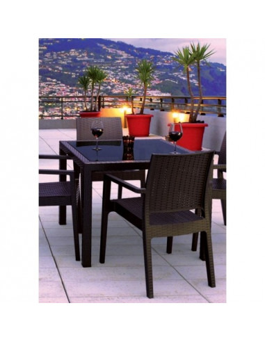 Table And 4 Chairs Set For Outdoor Use, Patio Table And 4 Chairs