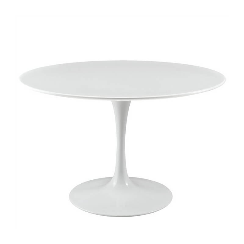 Round Table White Furniture And, White Round Tulip Dining Table