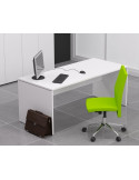 140x80cm Tavolo da ufficio in legno QUO mop1101015 colore bianco
