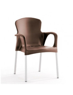 Cadeira de polipropileno empilhável sho1145004 conjunto com mesa beck