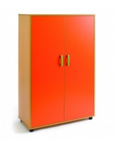 armário com portas escolar 148x90 cm aes105012