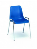 sedia in aula a colori con struttura cromata spo105001