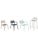 Aluminum stackable outdoor chair sho1045006