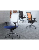 Cadeira ergonómica em malha premium ste166004 em cores