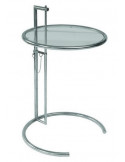 Replica di alta qualità tavolino di design in vetro regolabili in altezza