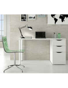 Table de bureau avec caisson à tiroirs mju2010002