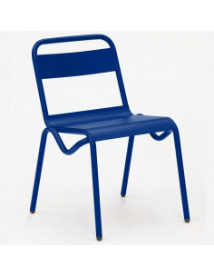 Cadeira lamas retro galvanizada empilhável para exterior sho1145010
