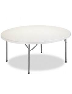 Tavolo-diametro 180cm polietilene eventi catering piedi pieghevoli mpl1092017
