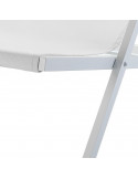 Sedia a sdraio pieghevole regolabile in alluminio e textilene sho1032087