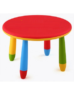 tavolo per bambini rotonda cpu2005002 con sgabelli