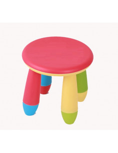 Tamborete infantil cores cpu2005004 com mesa redonda