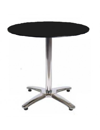 Tabletop In Compact Phenolic, Round Aluminum Table Top