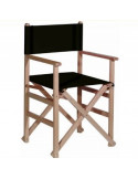 Sedia regista in legno e tela ste2003002 set di sedie in noce