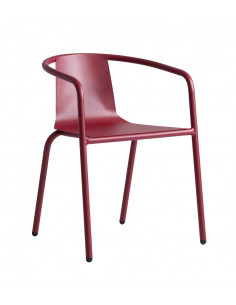 Cadira d'alumini de disseny retro para exterior apilable CADIZ sho1145014