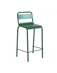 Stackable outdoor stool in galvanized steel sho1045012