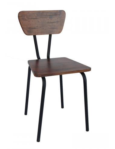 Cadeira vintage de madeira maciça BOSTON sho1022002