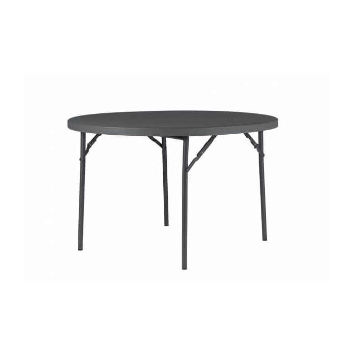 Folding Table 120cm Diameter Catering, 6 Round Folding Table