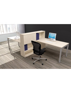 Collection of office tables with cabinet support M4 SUPPORT mop1101053